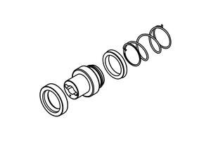 Clutch slave cylinder Ø 30 mm Ducati - Repair kit CNC Racing