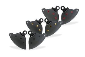 GP DUCTS EVO - Sistema Raffreddamento Impianto Frenante - Carbonio Lucido - Ducati Multistrada V4 RS / PP CNC Racing