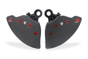 GP DUCTS EVO - Sistema Raffreddamento Impianto Frenante - Carbonio Lucido - Ducati Multistrada V4 RS / PP - Pramac Racing CNC Racing
