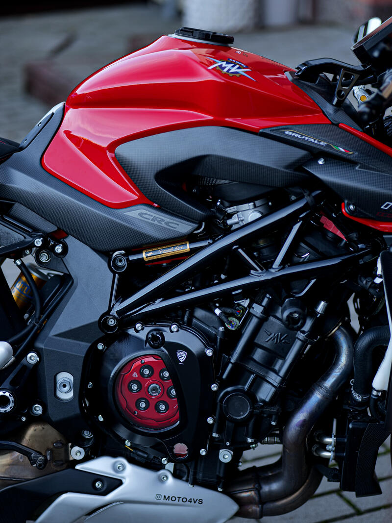 Clear clutch cover Mv Agusta 4 cylinders