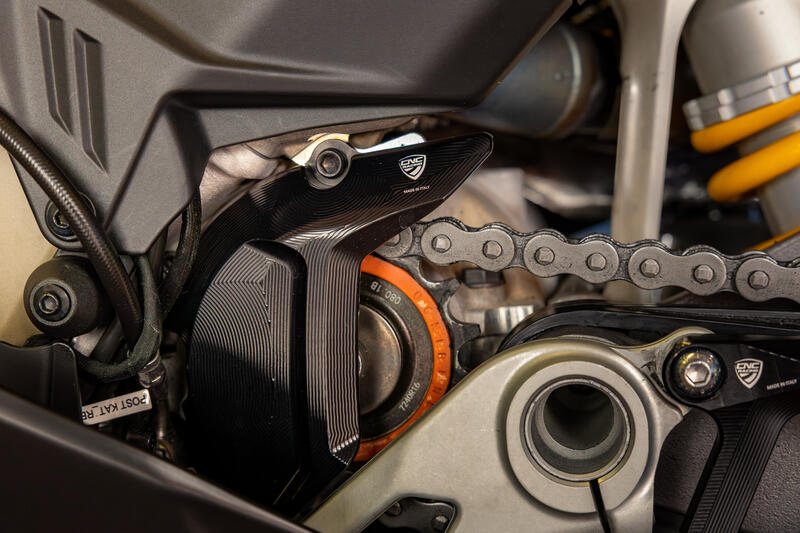 Cover pignone in alluminio per Ducati Panigale V4 e Streetfighter V4