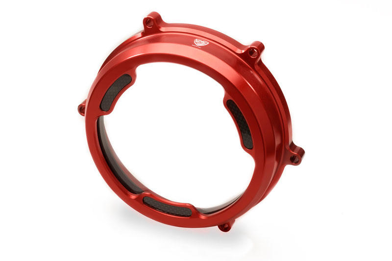 Carter trasparente con inserti in carbonio per frizioni a olio Ducati Panigale 959/1199/1299