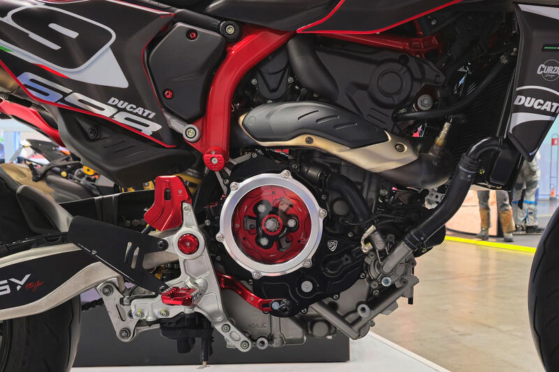 Carter trasparente per frizioni ad olio Ducati
