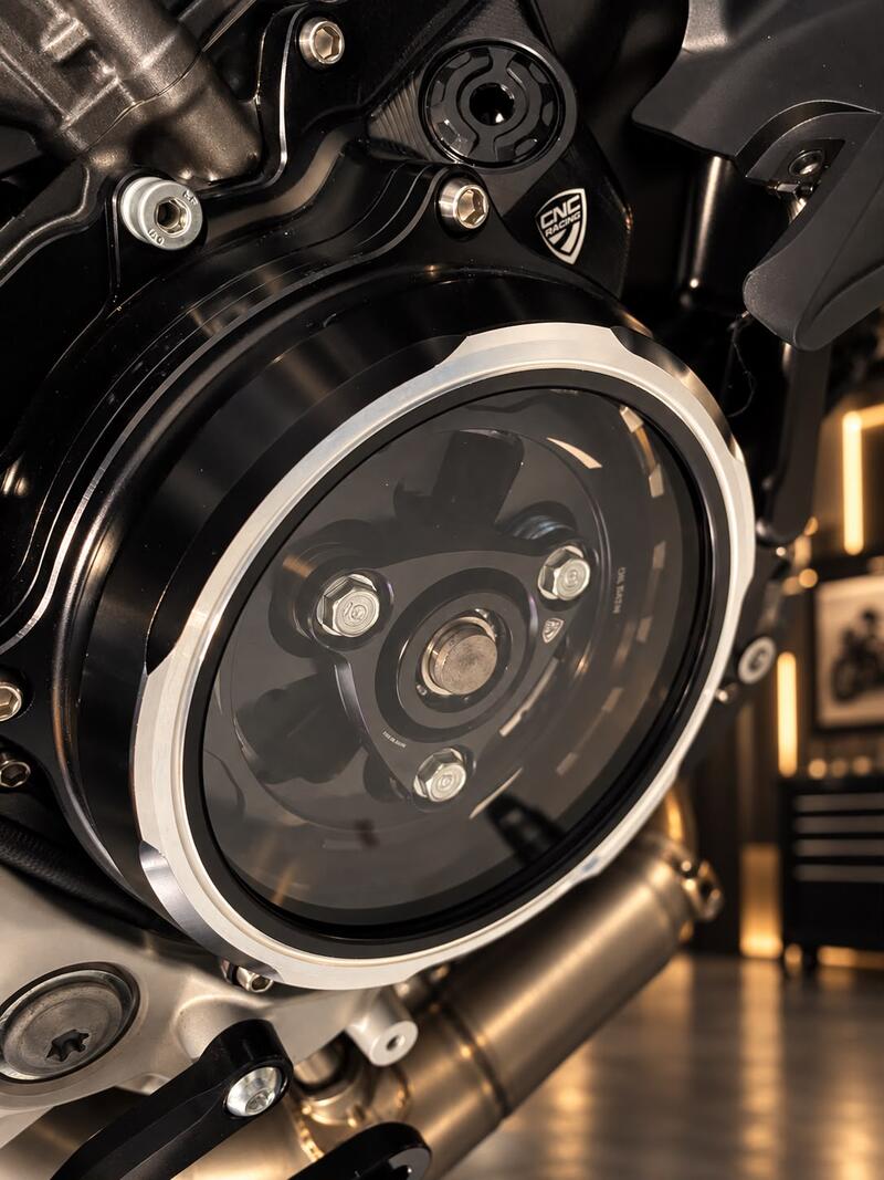 Clear clutch cover Ducati Multistrada V2 - Panigale V2 - Streetfighter V2  MY2025