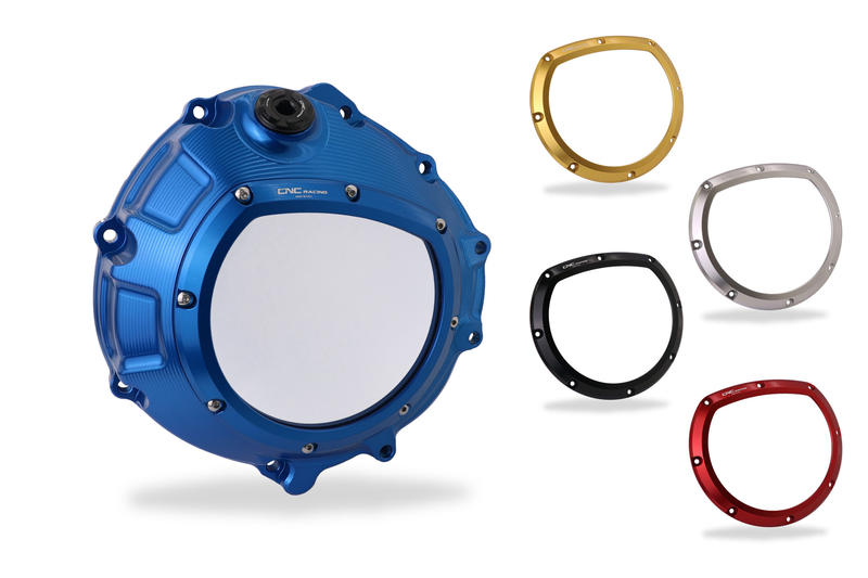 Clear clutch cover for BMW blu color