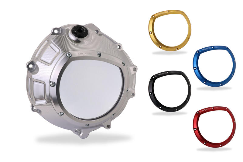 Clear clutch cover for BMW silver color
