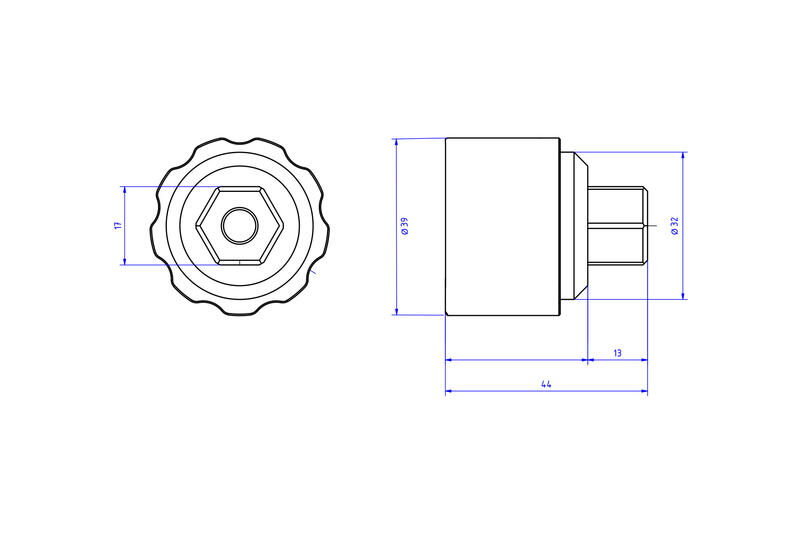 Steering Head Nut Removal Tool for Ducati