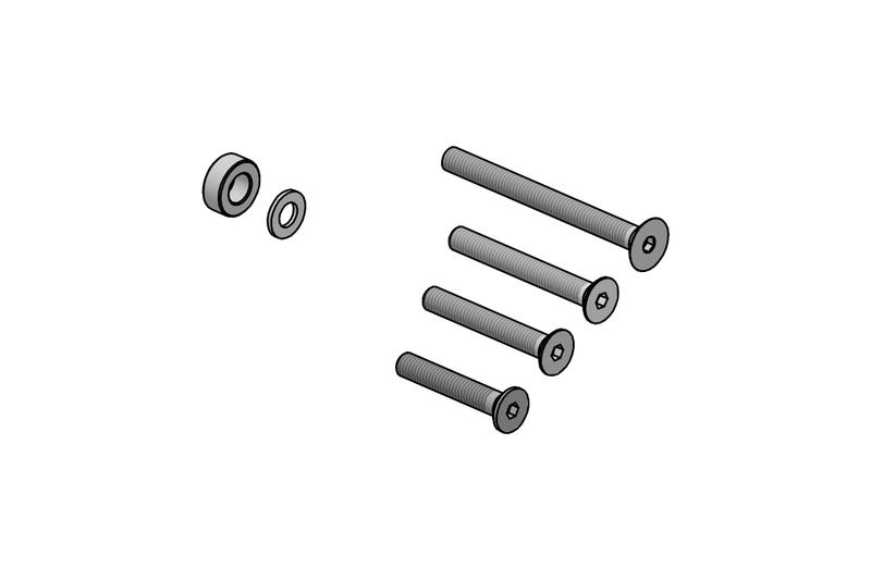 Adapter left handlebar weight CNC RACING for Aprilia RS 660