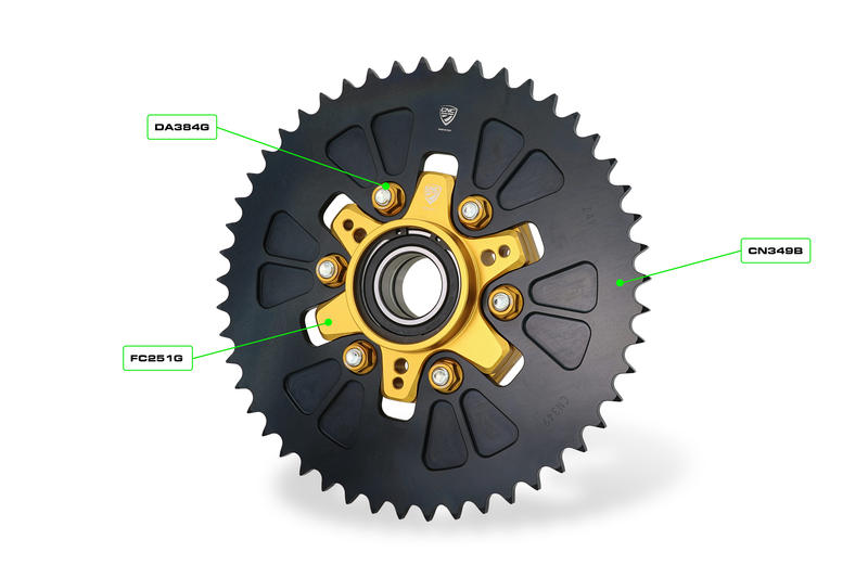 Corona in ergal Z49 P525 Ducati Desert X