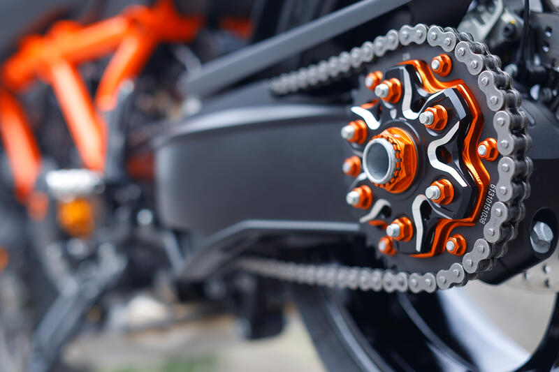 Rear sprocket flange bicolor for KTM