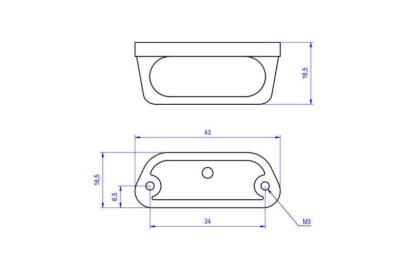 Luce targa led MINI