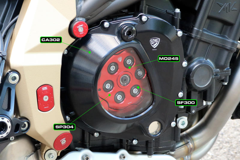 Kit carter frizione trasparente MV Agusta