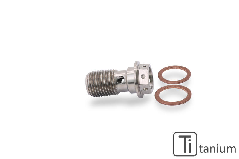 Oil hose single banjo screw M10x1.0 - Titanium