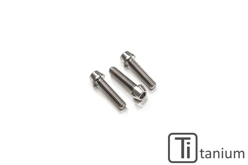 Screws set clutch slave cylinder M6x20 (3 pcs) - Titanium