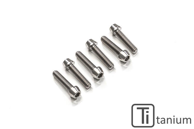 Bottom triple clamp screw kit - Titanium