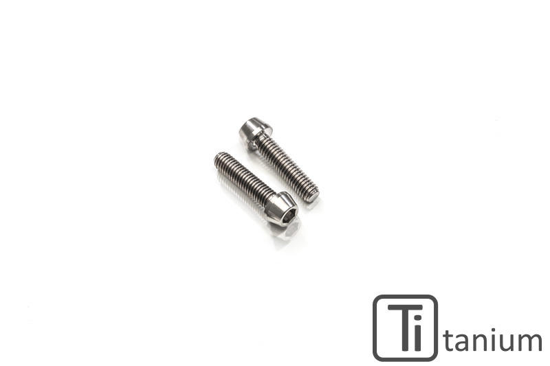 Handlebar end bolt kit M6x30 (2 pcs) - Titanium