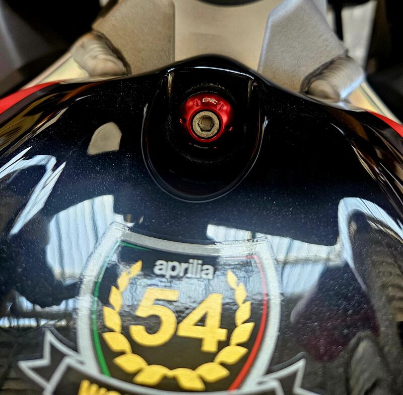 Fuel tank cover screw collar Aprilia