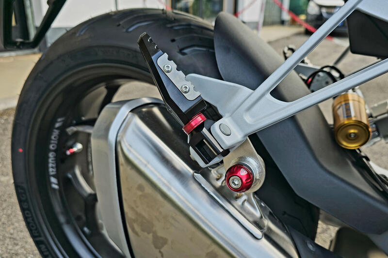 Silencer bracket screw collar Moto Guzzi