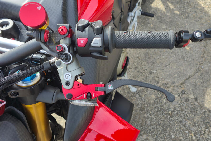 Clutch Lever Race EVO Folding Matt Carbon for Brembo semi-radial master cylinders