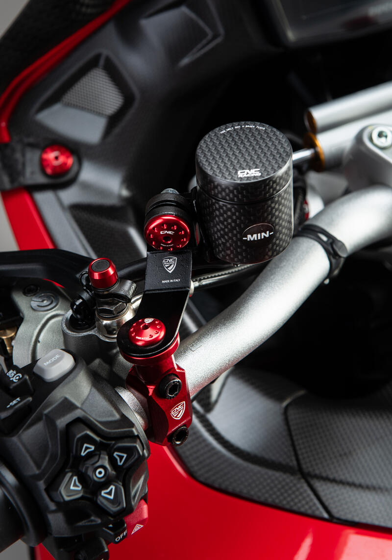 Fluid reservoir rear brake and clutch 12 ml - carbon
