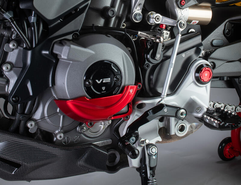 Timing inspection cover for Ducati V2