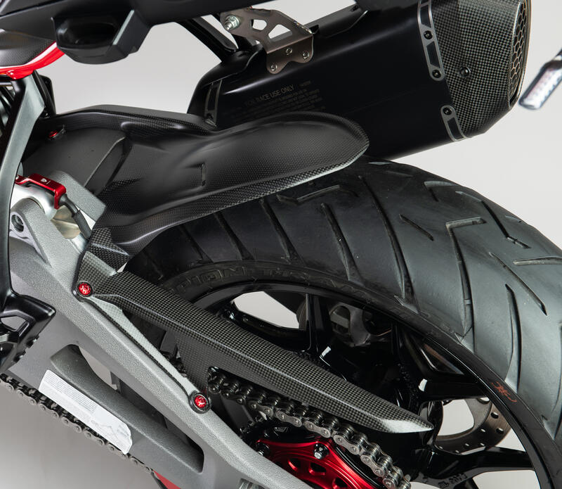 Parafango posteriore in carbonio per Ducati Multistrada V2 MY2025