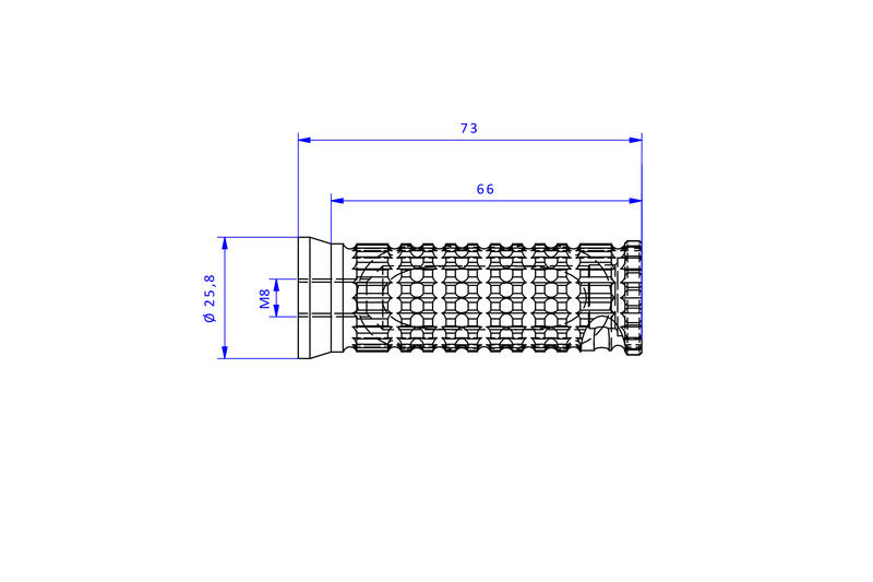 Footpegs - Fixed Universal M8/M6
