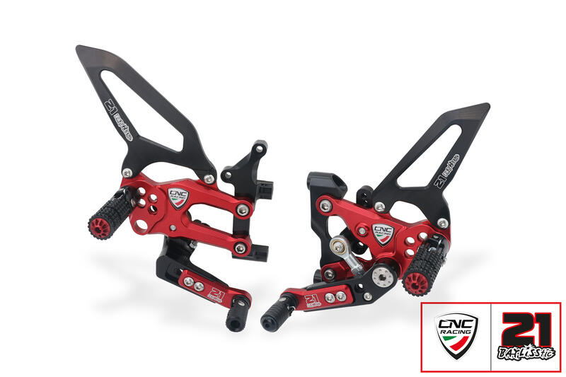 Pedane regolabili Ducati Panigale - Troy Bayliss Limited Edition