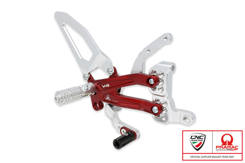 Pedane regolabili Ducati Panigale V4 - Pramac Racing Limited Edition
