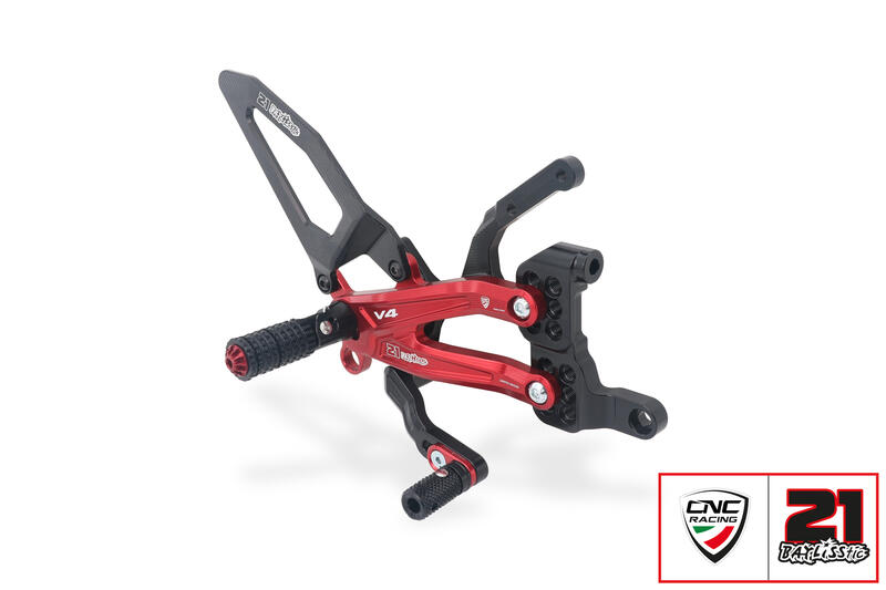Pedane regolabili Ducati Panigale V4 - Troy Bayliss Limited Edition