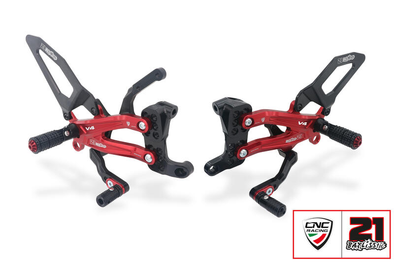 Adjustable rearsets Ducati Streetfighter V4 - Troy Bayliss Limited Edition