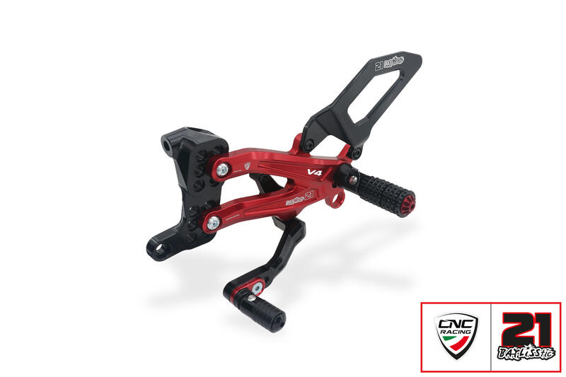 Adjustable rearsets Ducati Streetfighter V4 - Troy Bayliss Limited Edition