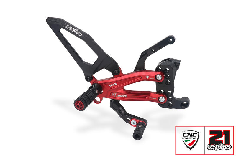Adjustable rearsets Ducati Streetfighter V4 - Troy Bayliss Limited Edition