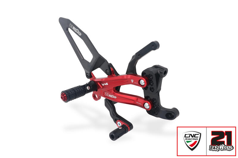 Adjustable rearsets Ducati Streetfighter V4 - Troy Bayliss Limited Edition