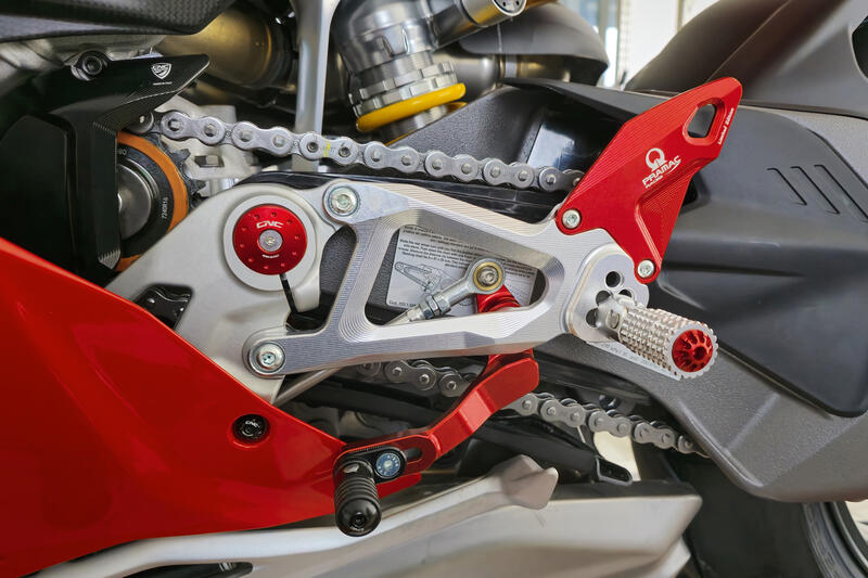 Adjustable rearsets Ducati Panigale V4 - Pramac Racing Limited Edition
