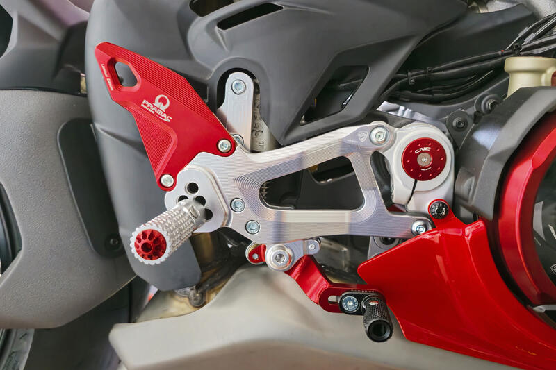 Adjustable rearsets Ducati Panigale V4 - Pramac Racing Limited Edition