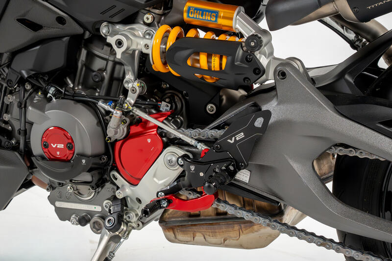 Adjustable Rearsets Ducati Streetfighter V2 MY2025