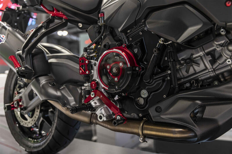 Footpegs kit driver - adapters for Ducati Multistrada V2 MY2025 and Hypermotard V2 MY2026