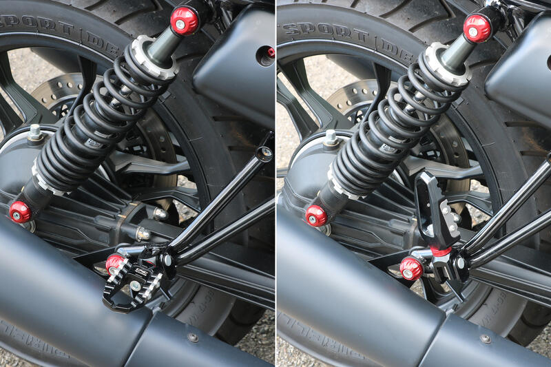 Footpegs kit TOURING - passenger