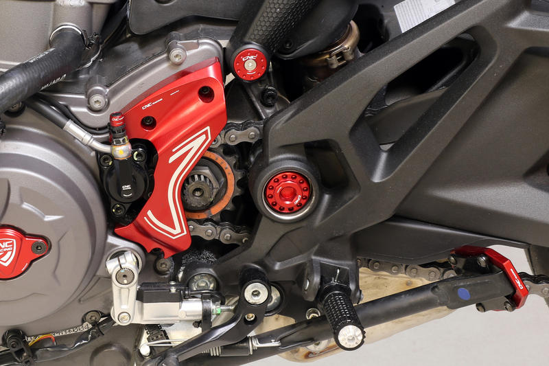 Cover pignone Ducati in alluminio