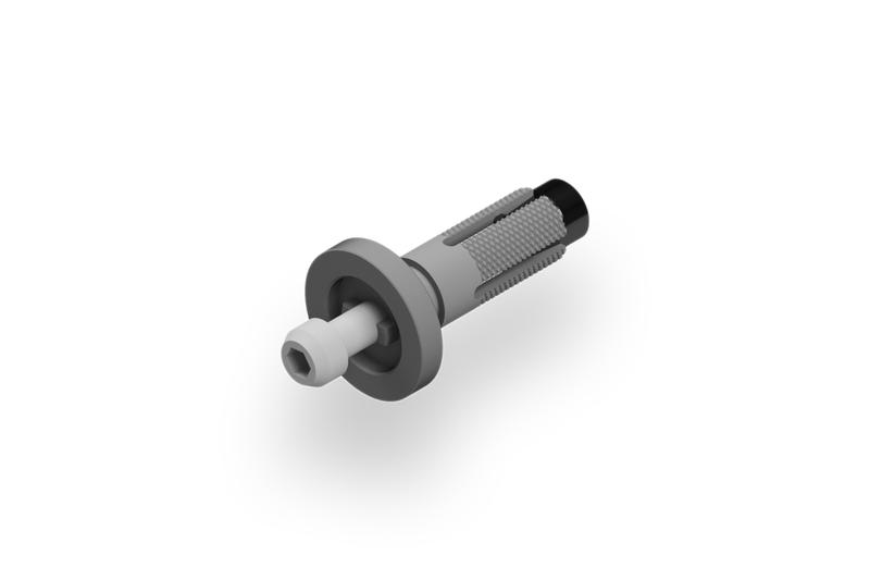 Adapter with anti-rotation system to install brake and clutch lever protection.