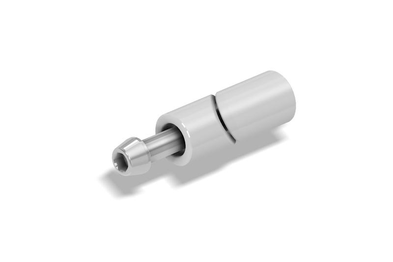 Adapter to install brake and clutch lever protection.