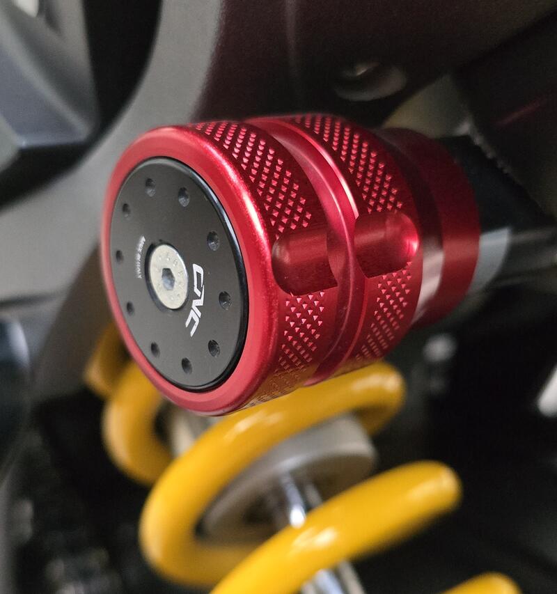 Shock absorber pivot adjustment for Ducati and Mv Agusta