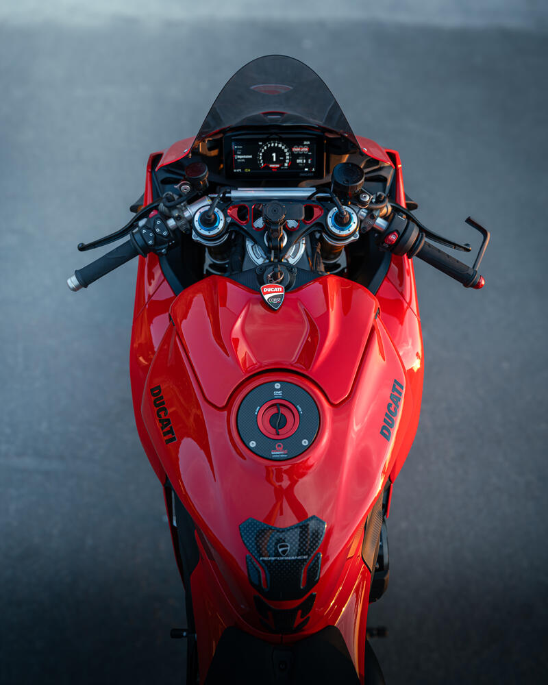 Triple clamps Ducati Panigale V4 - Top yoke - Bicolor