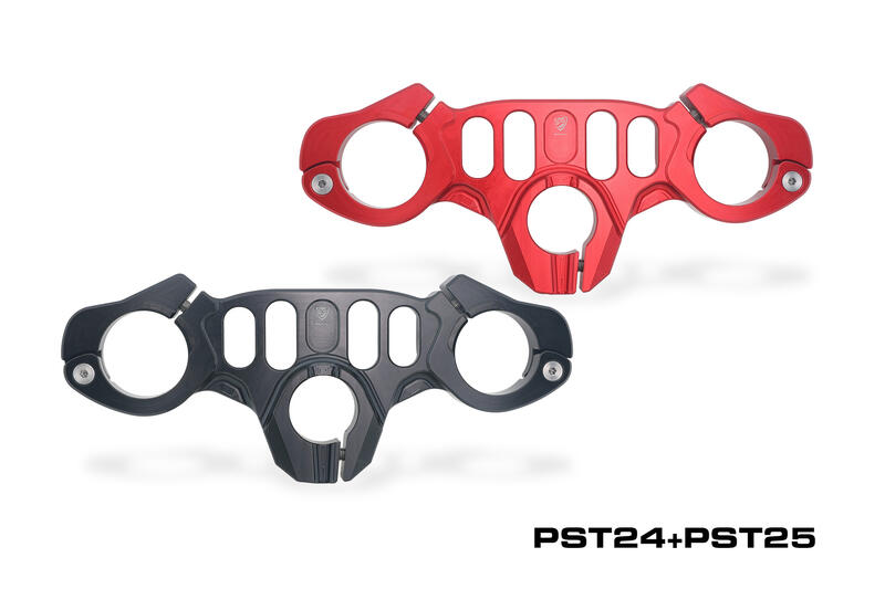 Steering Clamp Kit for Ducati Panigale V2 MY2025 - For use with PST24 Top Yoke