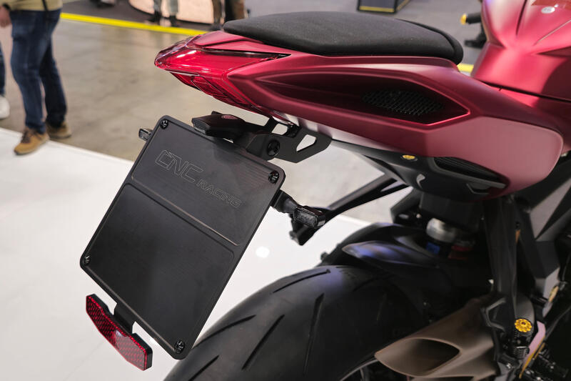 Adjustable license plate MV Agusta F3