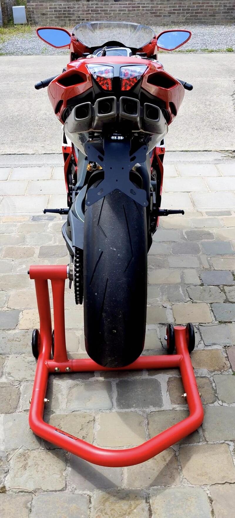 Adjustable license plate MV Agusta F4
