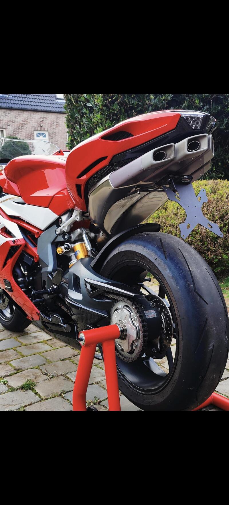 Adjustable license plate MV Agusta F4