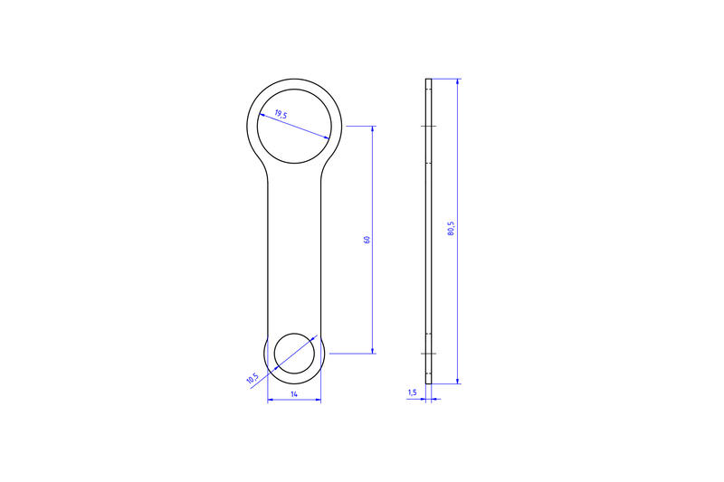 Fluid tank mounting bracket