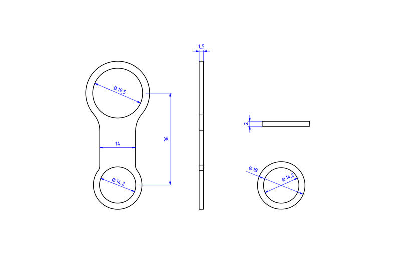 Fluid tank mounting bracket